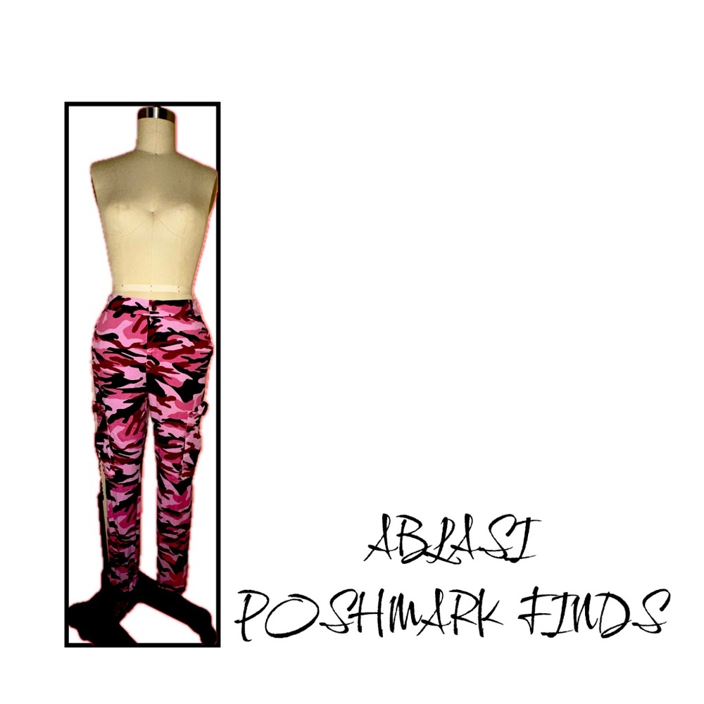 Hera Collection Pink Camouflage Track Pants